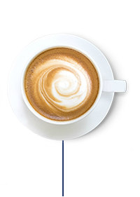 This Glucerna® high protein meal plan includes a latte with 2% milk