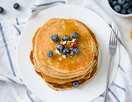 Try this healthy oat pancake recipe made with Vanilla Glucerna® today.