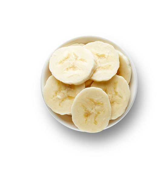 This Glucerna® high fibre meal plan includes half a fresh banana