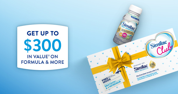 Join the Similac Club for up to $200 in coupons and free samples