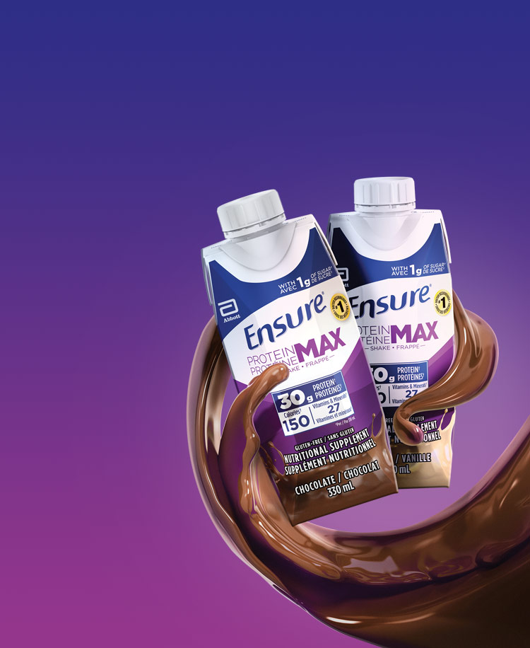 Ensure® Protein Max 30 g chocolate and vanilla