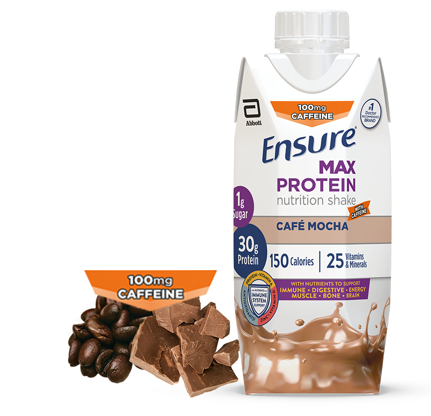 Ensure® Max Protein Café Mocha Nutrition Shake with High Protein
