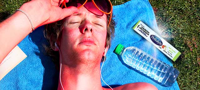 Drinking Pedialyte® can help you rehydrate after heat exhaustion