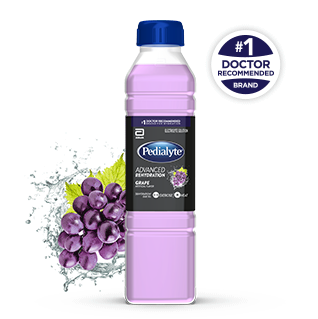 Pedialyte® classic half liter grape flavor