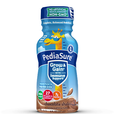 PediaSure® Chocolate Grow & Gain Complete balanced nutrition drink