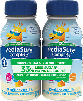 4 x PediaSure Complete Reduced Sugar, Vanilla 