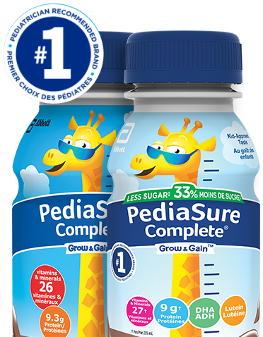 PediaSure Complete est la marque la plus recommandée par les pédiatres