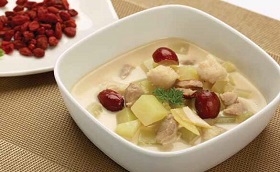 green papaya milky fish soup