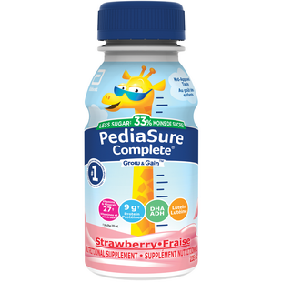 PediaSure Complete® Grow & Gain(MC) Réduit en sucre - Fraise