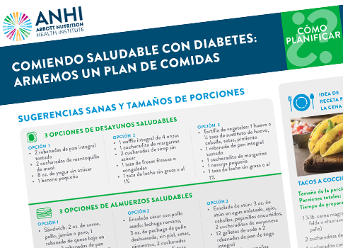 Una imagen parcial de la infografía sobre nutrición e inmunidad de ANHI en español