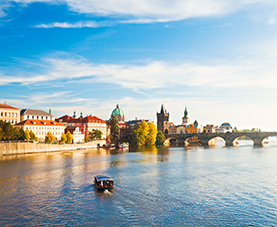 A scenery photo of Prague, Czech Republic