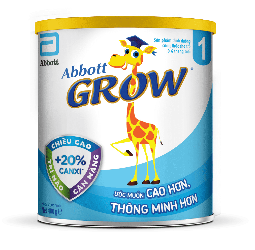 sữa công thức cho trẻ sơ sinh abbott grow