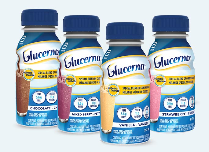Savourez les boissons nutritives Glucerna®, conçues pour les personnes diabétiques