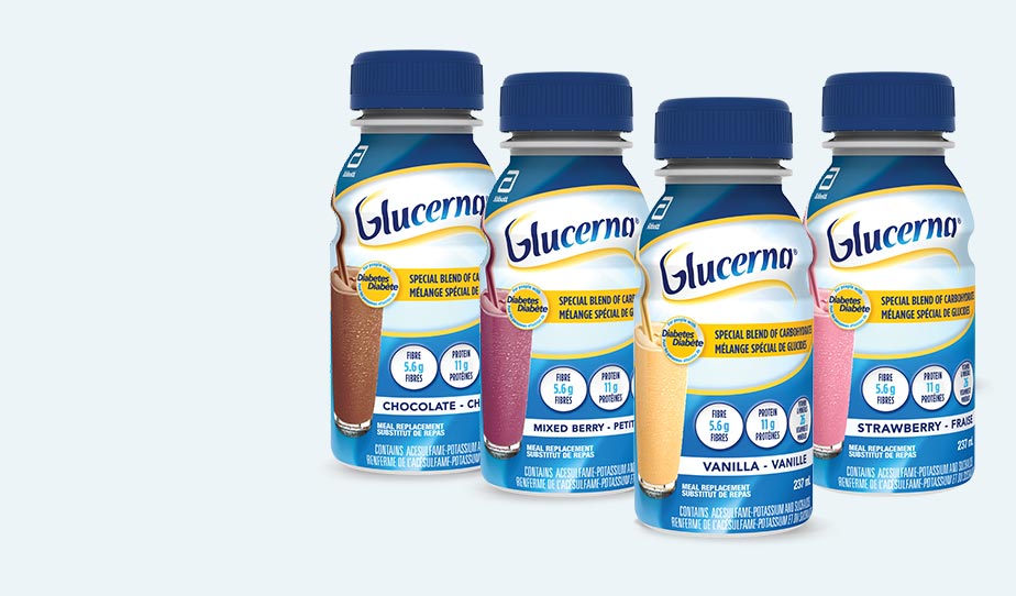 Enjoy Glucerna® nutritional drinks for people with diabetes