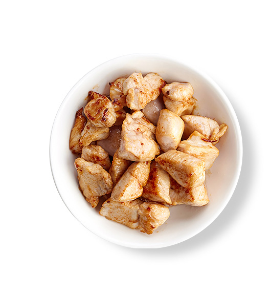 This high fibre meal plan includes 60g of grilled chicken
