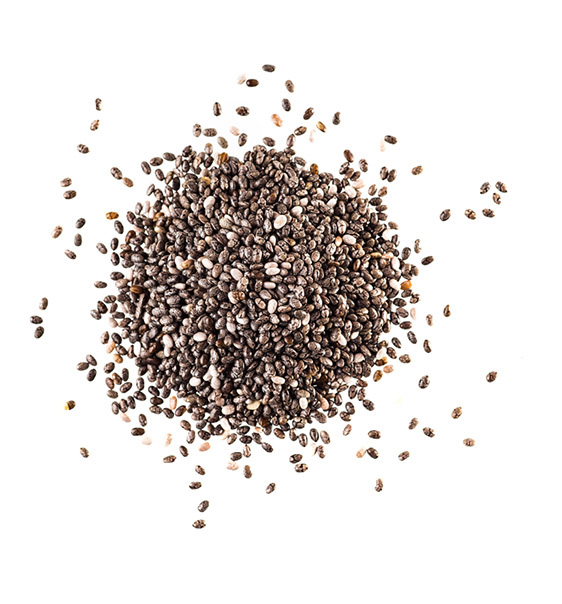 This Glucerna® heart healthy meal plan includes black chia seeds
