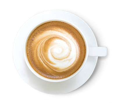 This Glucerna® high protein meal plan includes a latte with 2% milk
