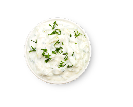 This Glucerna® meal plan includes tzatziki for dipping sauce