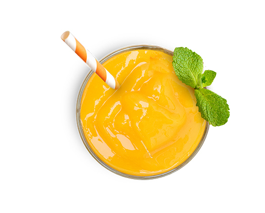Banana mango smoothie made with Vanilla Glucerna® Nutritional Drink
