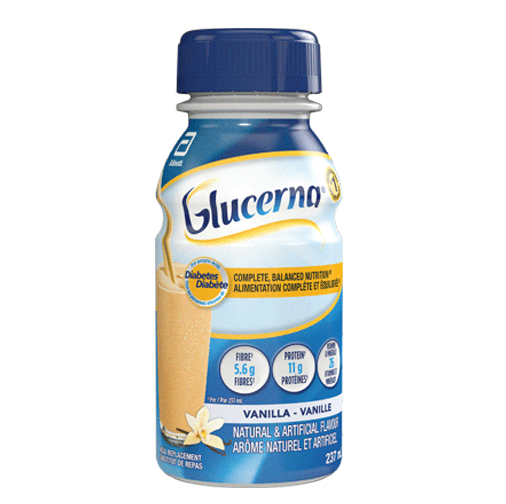 This heart healthy meal plan includes a Glucerna® nutritional drink