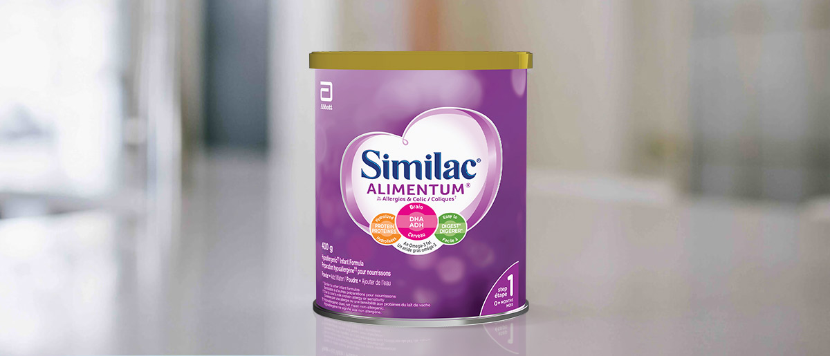 Similac® Alimentum®, la préparation hypoallergène