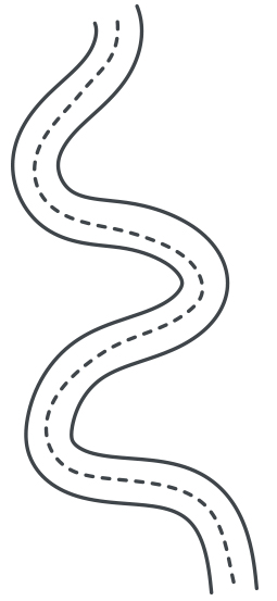 Drawing of a road