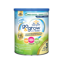 Similac<sup>®</sup> Go & Grow vanilla milk powder for healthy toddler nutrition
