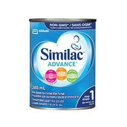 Similac® Advance® 1re étape en liquide concentré (12 boîtes de 385 mL)