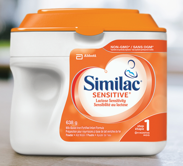 Similac Sensitive Pour Les Bebes Sensibles Au Lactose