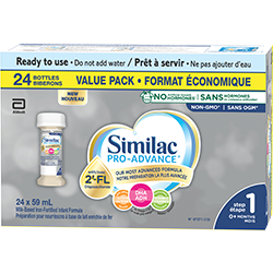 Similac Pro-Advance Step 1 24 pack 59 mL ready to use