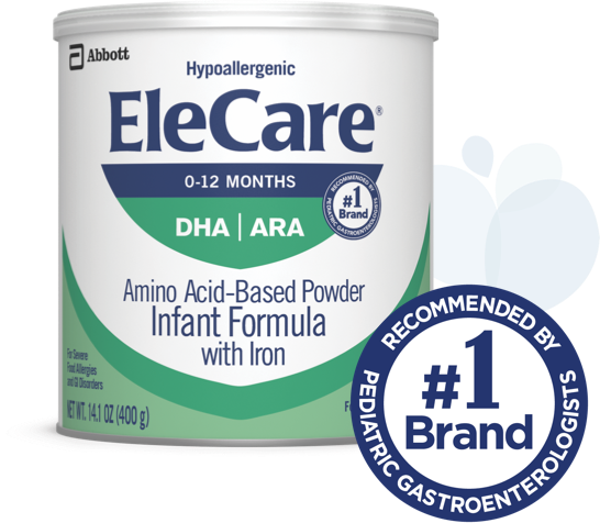 EleCare Hypoallergenic Amino Acid-based Powder Infant Formula 1 case 6 Cans 