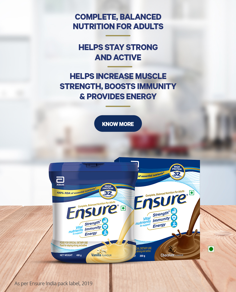 Ensure® Supplements Helps Stay Strong