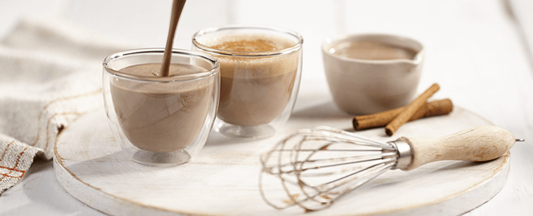 Mochaccino coffee recipe made with chilled Chocolate Ensure® Regular