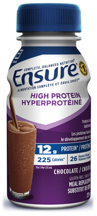 Ensure® Hyperprotéiné au chocolat augmente votre apport en protéines