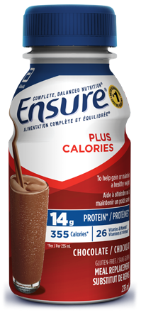 Gain healthy weight with Ensure® Plus Calories Chocolate drinks