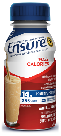 Ensure® Plus Calories Vanilla meal replacement drink for weight gain