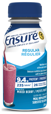 Ensure® Regular Mixed Berry meal supplement to increase your energy
