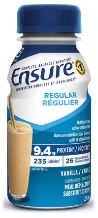Ensure® Regular Vanilla meal replacement drink for added nutrition