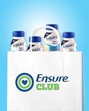 Sign up to the Ensure® club and save with discount coupons and bonuses