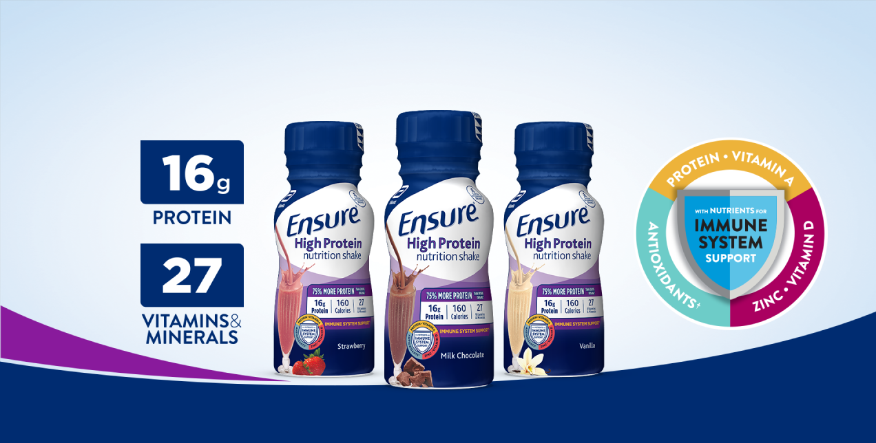 Ensure® has nutrients for immune system support