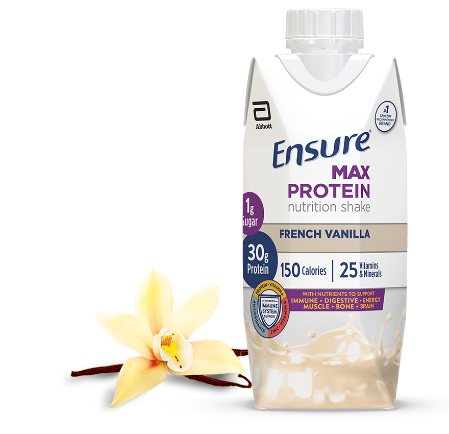 Ensure® Max Protein French Vanilla Nutrition Shake with High Protein
