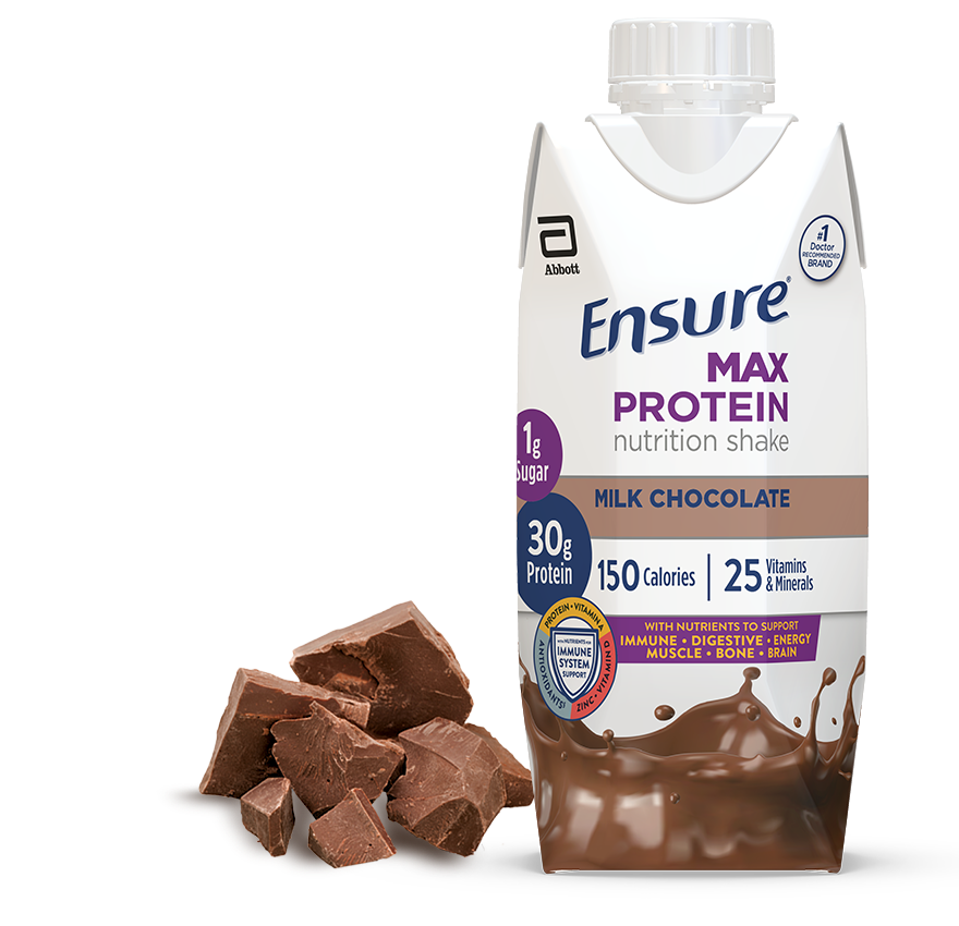 Ensure® Max Protein Milk Chocolate Nutrition Shake with High Protein