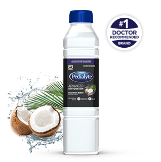 Pedialyte® classic half liter coconut flavor