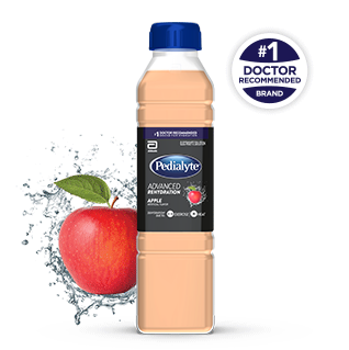 Pedialyte® classic half liter apple flavor