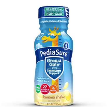 PediaSure® Banana Grow & Gain Complete balanced nutrition drink