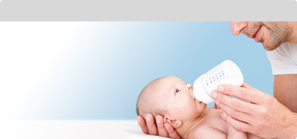 Parent Bottle Feeding Newborn with CMA Baby Formula