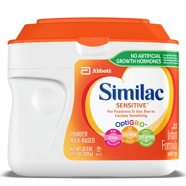 Similac Sensitive® Baby Formula | Similac®