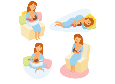 370x271 comfortable breastfeeding positions 2