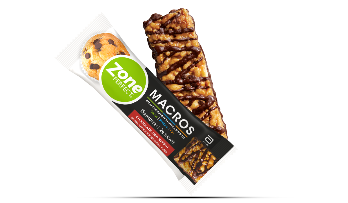 ZonePerfect® Macros Bars – Chocolate Chip Muffin