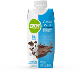 ZonePerfect chocolate marshmallow Carb Wise shake